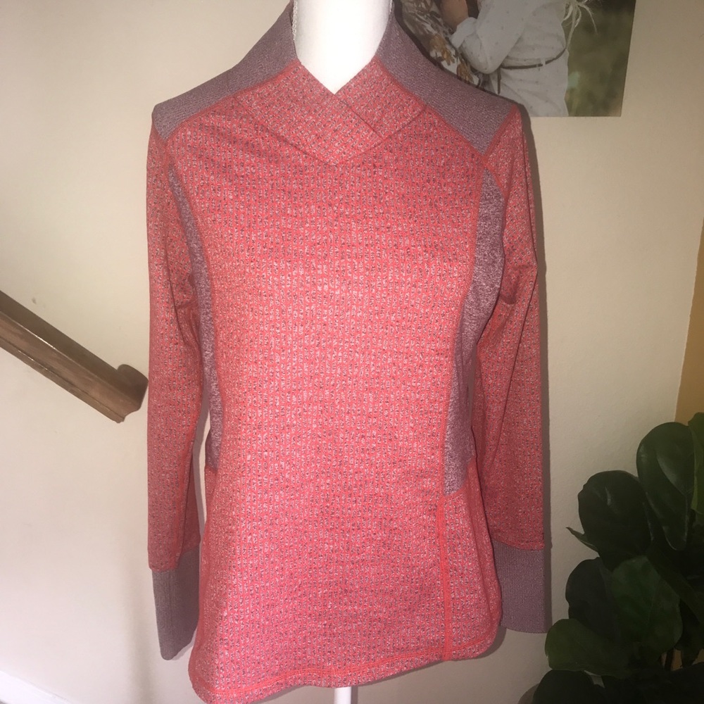 Marmot red thermal layering top ladies Medium